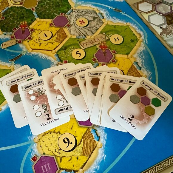 ๐ฅ Catan Histories: Struggle for Rome โ Complete Set ๐ฐ๐๏ธ - Picture 9 of 12